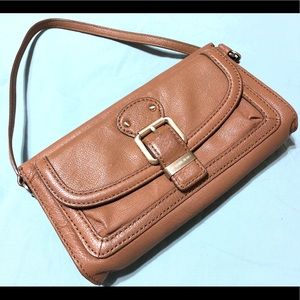 Michael Kors Brown Wristlet/Mini Bag/Wallet